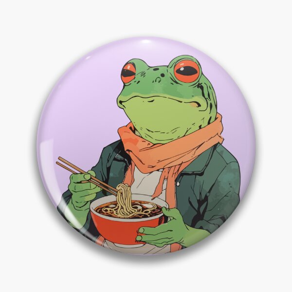 Item preview, Frog with ramen designed and sold by Darklexert.