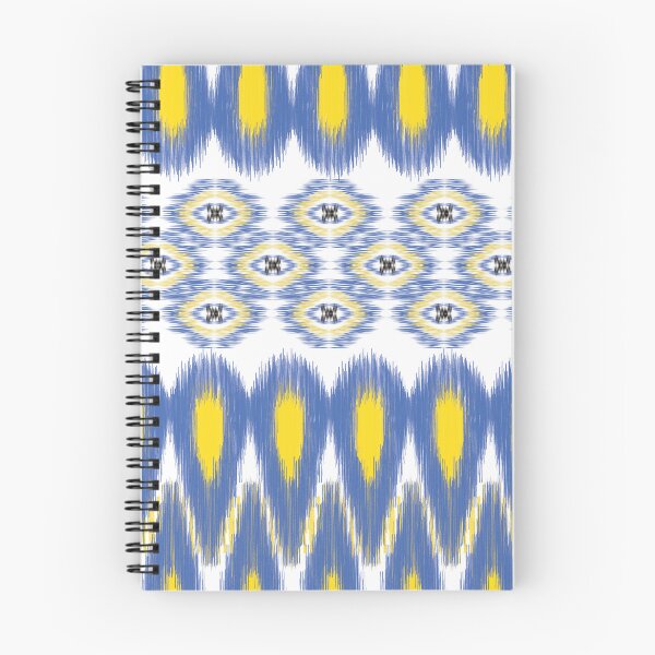 Item preview, Seamless Ikat Blue and Yellow designed and sold by ChaReePat.