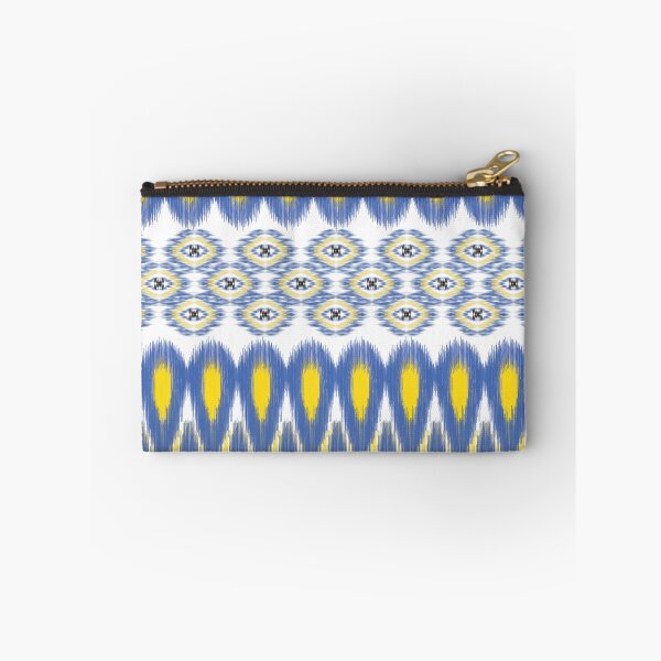 Item preview, Seamless Ikat Blue and Yellow designed and sold by ChaReePat.
