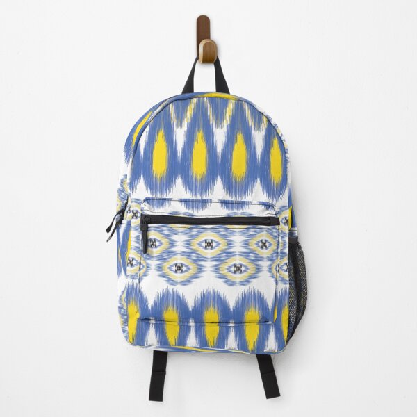 Item preview, Seamless Ikat Blue and Yellow designed and sold by ChaReePat.