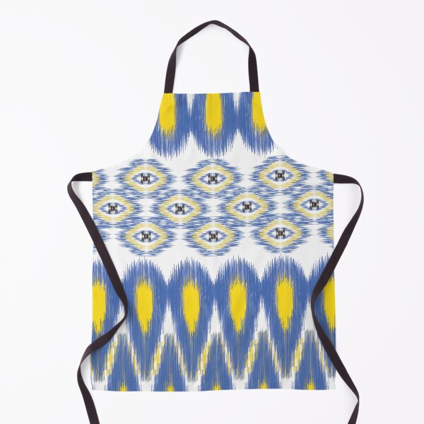 Item preview, Seamless Ikat Blue and Yellow designed and sold by ChaReePat.