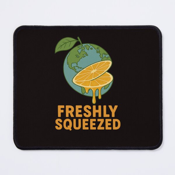 Item preview, Freshly Squeezed Earth – Satirical Eco Concept Art designed and sold by Tadeusz1.