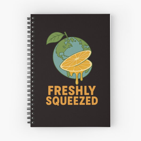 Item preview, Freshly Squeezed Earth – Satirical Eco Concept Art designed and sold by Tadeusz1.