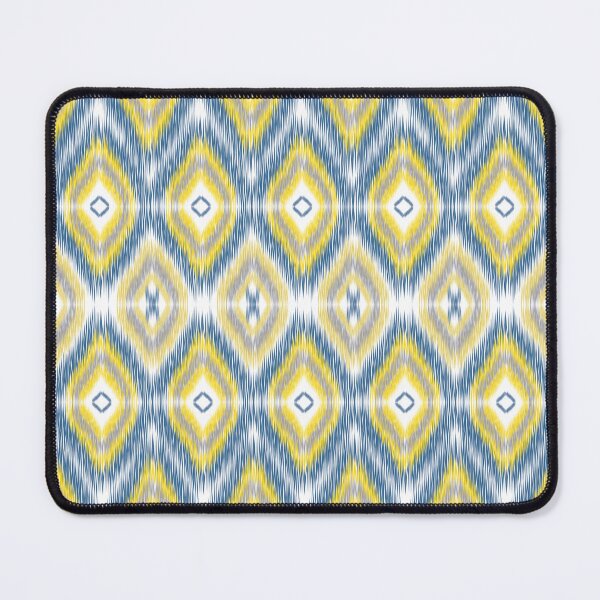 Item preview, Seamless Ikat Yellow and Blue designed and sold by ChaReePat.