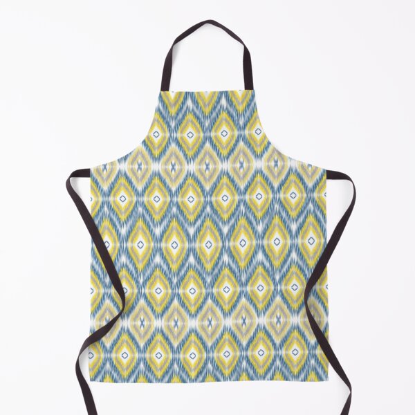 Item preview, Seamless Ikat Yellow and Blue designed and sold by ChaReePat.