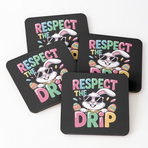 Item preview, aster Bunny Retro Easter Cute Easter Tee Respect The Drip Easter designed and sold by AmparoBoyle.