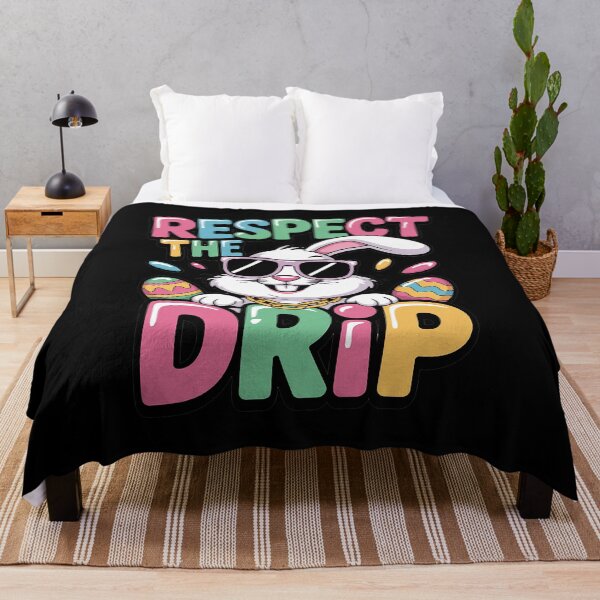 Item preview, aster Bunny Retro Easter Cute Easter Tee Respect The Drip Easter designed and sold by AmparoBoyle.