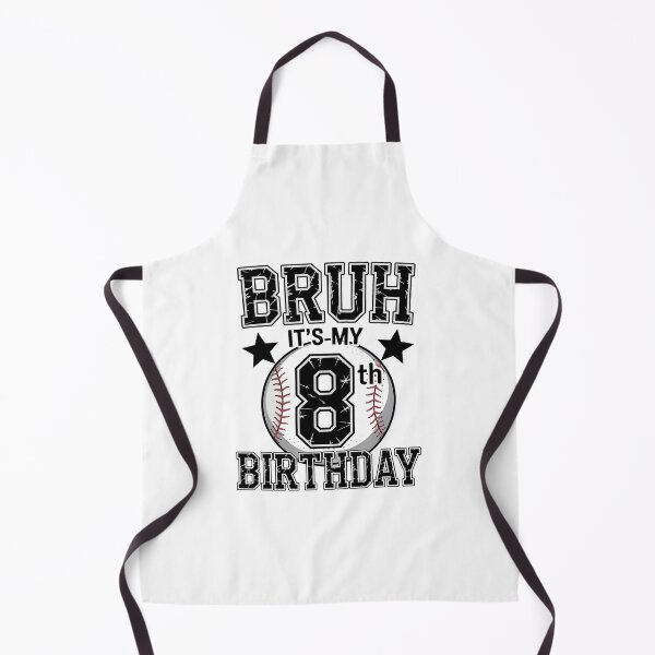 Item preview, 8 Year Old Birthday Baseball Bruh It's My 8th Birthday designed and sold by VasilisLamArt.