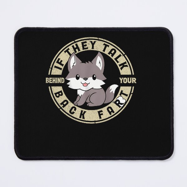 Item preview, Cute Wolf Fart Joke T-Shirt designed and sold by LarryMBrown.
