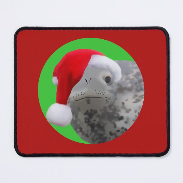 Item preview, Leopard seal santa designed and sold by GivernyKate.