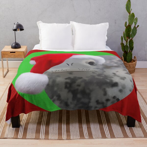 Item preview, Leopard seal santa designed and sold by GivernyKate.