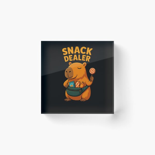 Item preview, Snack Dealer – Funny Capybara designed and sold by MOAVE-Design.