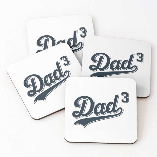 Item preview, Dad3 Dad Cubed Gifts Father Of Three Daddy 3 Third Time Dad designed and sold by papertaless.