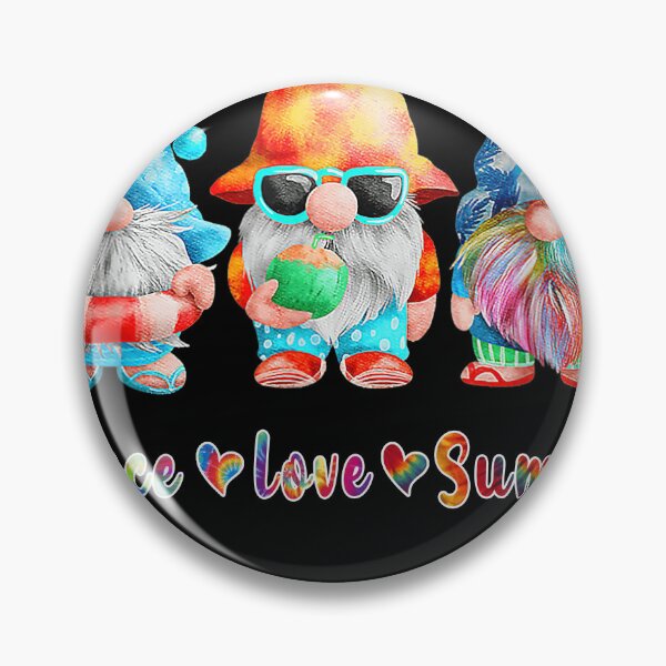 Artikelvorschau, DREI HIPPIE-GNOME Groovy Retro Tie Dye Peace Love Gnomies entworfen und verkauft von RykerKare.