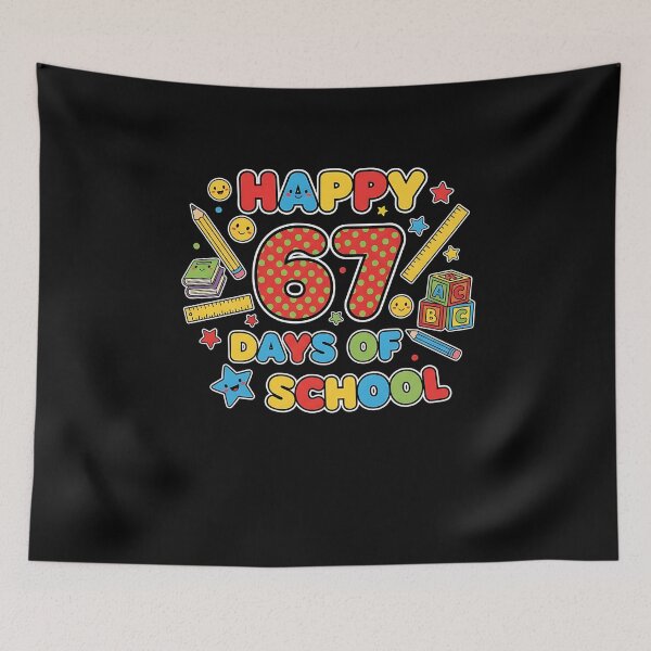 Item preview, Happy 67 Days Of School Six Seven Meme Boy And Girl Teacher designed and sold by facegm.