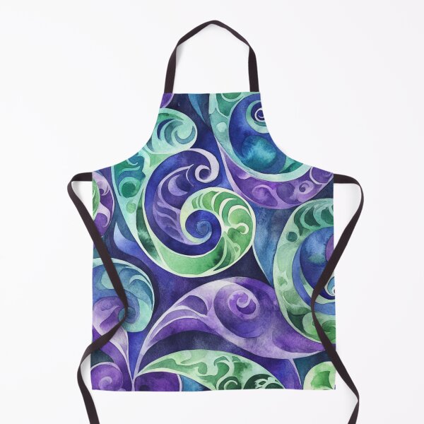 Item preview, New Zealand Māori Paua Pattern Koru Design 626 designed and sold by GrinGalore.