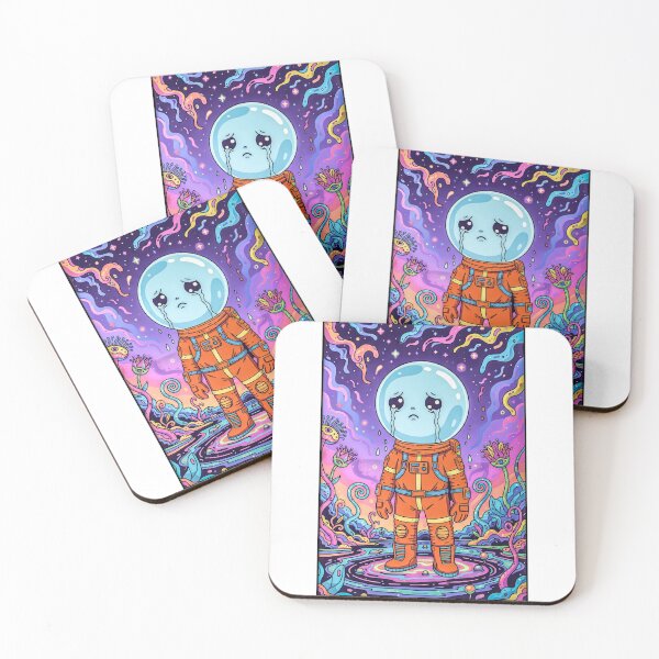 Item preview, Crying Alien Astronaut designed and sold by bennasener.