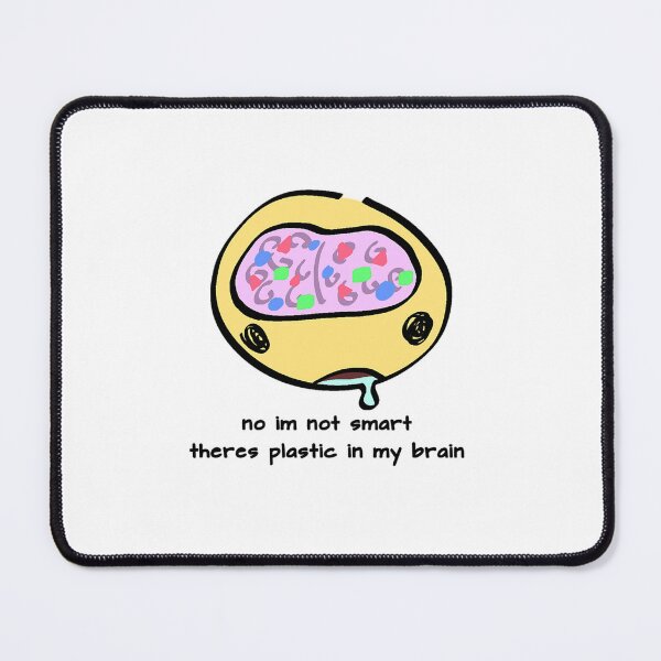 Item preview, Microplastics Brain Damages designed and sold by Thiinkfiish.