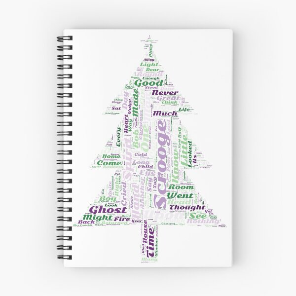 Item preview, Charles Dickens' A Christmas Carol Word Art designed and sold by Amy Olsen.