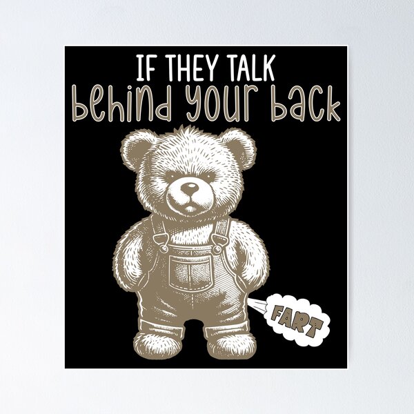 Item preview, Vintage Teddy Bear Fart Joke T-Shirt designed and sold by LarryMBrown.