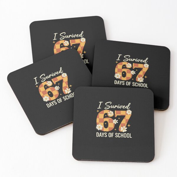 Item preview, I Survived 67 Days Of School designed and sold by facegm.