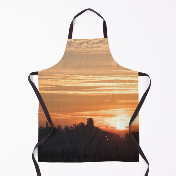 Item preview, Plovdiv Sahat Tepe Skyline Silhouettes at Sunrise designed and sold by Georgia Mizuleva.
