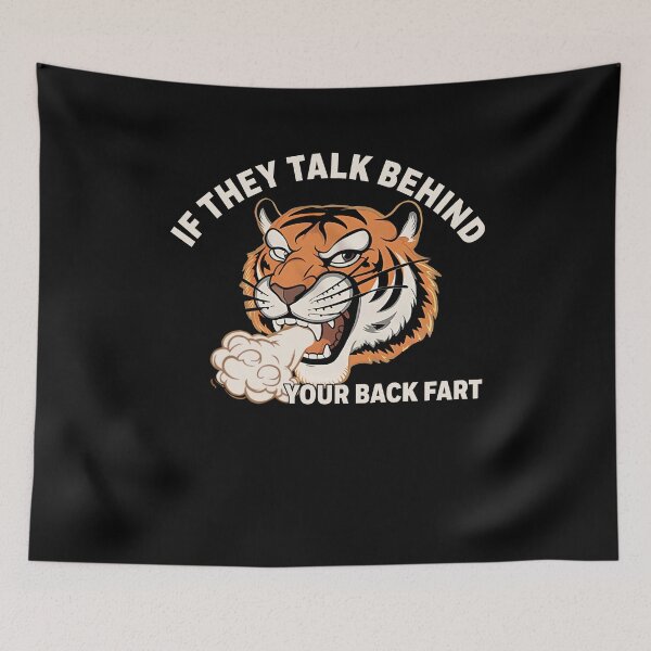 Item preview, Funny Tiger Fart Joke T-Shirt designed and sold by TinaMDedrick.