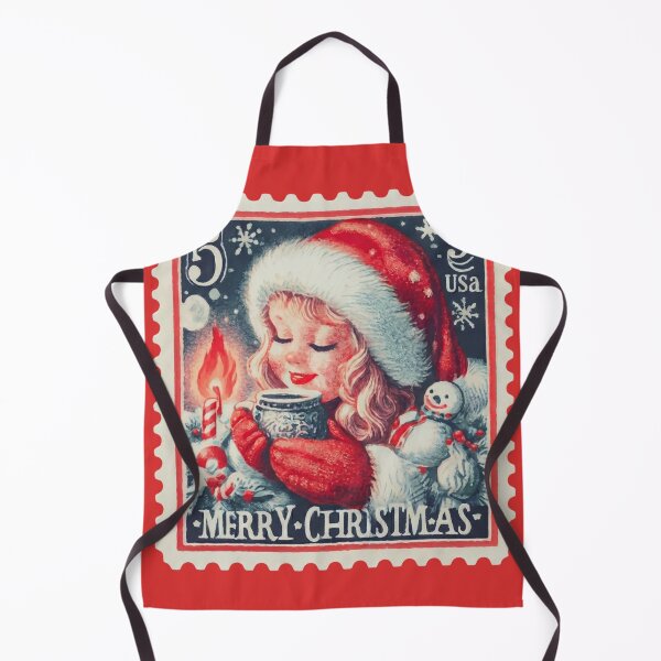 Item preview, Vintage Merry Christmas 5c US Postal Stamp - Festive Holiday Collectible designed and sold by Attire mukashaf.