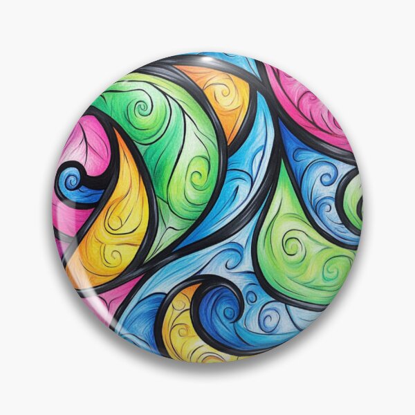 Item preview, New Zealand Māori Paua Pattern Koru Design 628 designed and sold by GrinGalore.