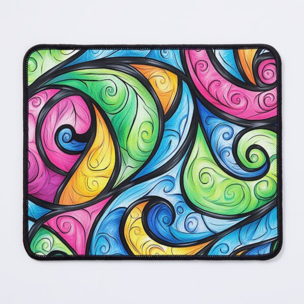 Item preview, New Zealand Māori Paua Pattern Koru Design 628 designed and sold by GrinGalore.