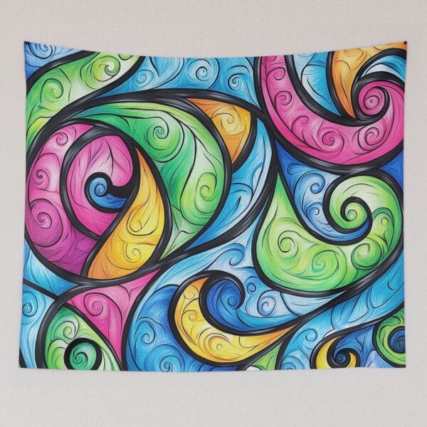 Item preview, New Zealand Māori Paua Pattern Koru Design 628 designed and sold by GrinGalore.