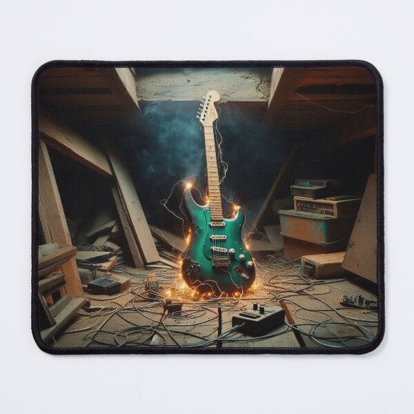 Item preview, Guitar in an old attic designed and sold by LP-ART by Lutz Peter.