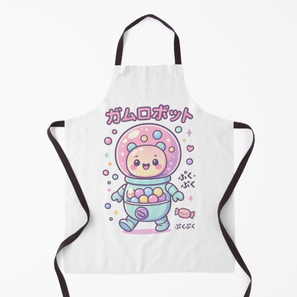 Item preview, Kawaii Bubblegum Robot – Cute Pastel Candy Machine Character designed and sold by Snackwear Apparel.