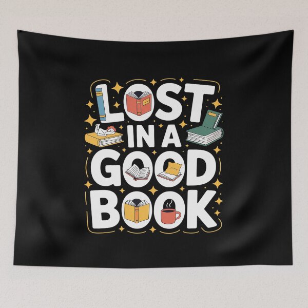 Item preview, Lost in a Good Book Maze Art Books Lover designed and sold by TechnicalSara.