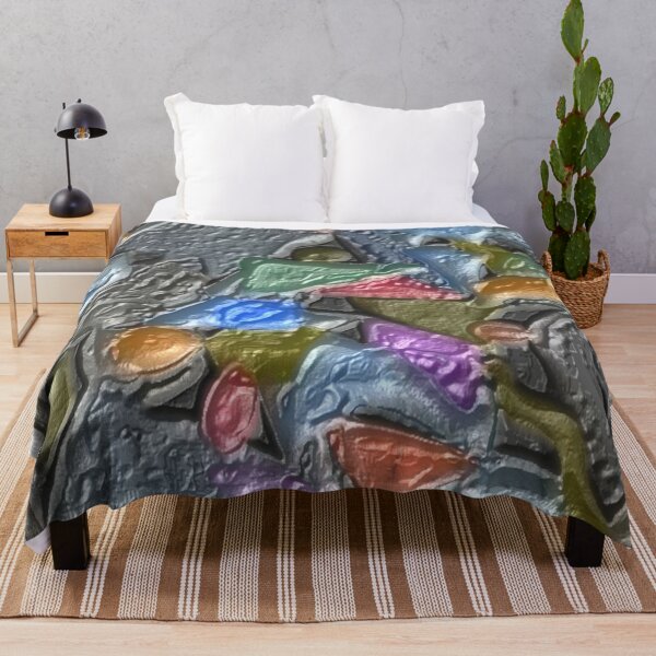 Aperçu de l'œuvre 5 motifs géométriques colorés en plâtre foncé abstrait créée et vendue par SmashingDeals.