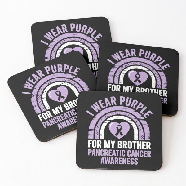Item preview, I Wear Purple For My Brother Pancreatic Cancer Awareness  designed and sold by papertaless.