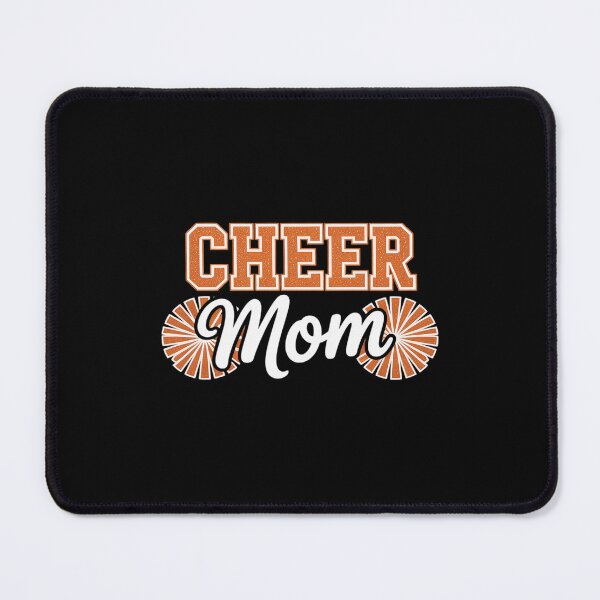 Item preview, Loud Proud Cheer Mom Mama Cheerleading Orange Pom Poms designed and sold by TechnicalSara.