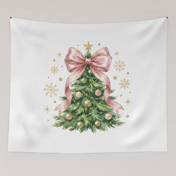 Item preview, Christmas Tree With Bow designed and sold by thebest-2studio.