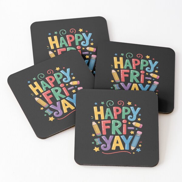 Item preview, Happy Fri-Yay Teacher Fry Yay Friday Weekend Cute Fri-Yay designed and sold by katherintration.