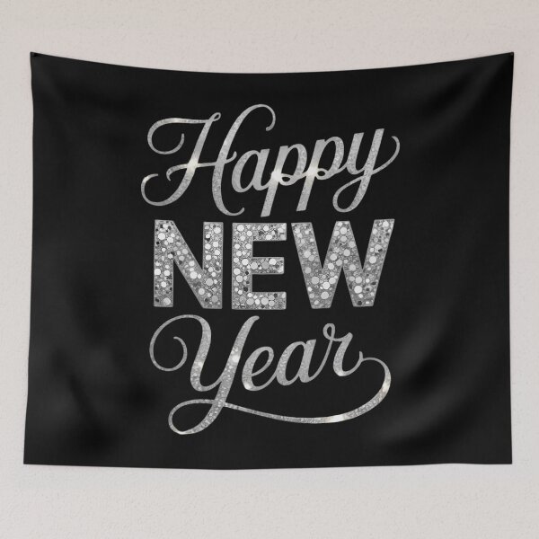 Item preview, Happy New Year Holidays New Year designed and sold by papertaless.