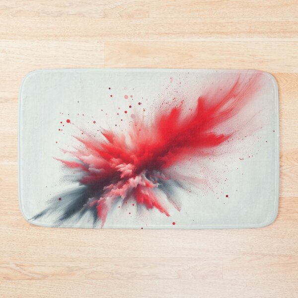 Item preview, Color explosion in red and black designed and sold by LP-ART by Lutz Peter.