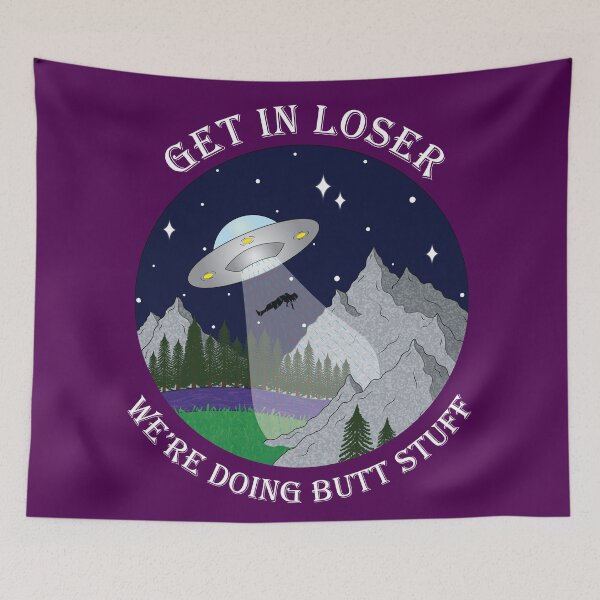 Item preview, Alien Abduction (Female, White Text) designed and sold by Velocivector.