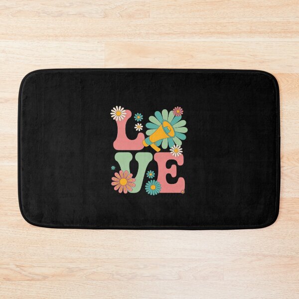 Item preview, Love Cheer Groovy Cheerleader Cheerleading designed and sold by TechnicalSara.