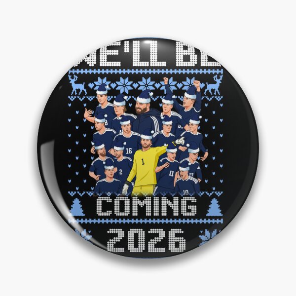 Item preview, Scotland Football Christmas Jumper We'll Be Coming 2026 designed and sold by DillonHuerta.