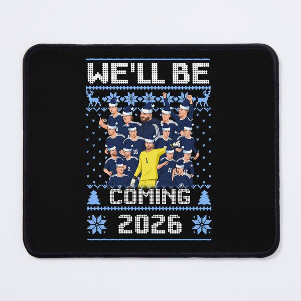 Item preview, Scotland Football Christmas Jumper We'll Be Coming 2026 designed and sold by DillonHuerta.