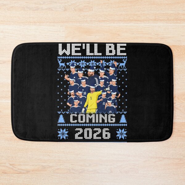 Item preview, Scotland Football Christmas Jumper We'll Be Coming 2026 designed and sold by DillonHuerta.