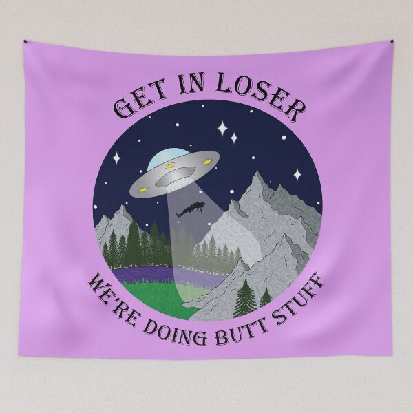 Item preview, Alien Abduction (Female, Black Text) designed and sold by Velocivector.