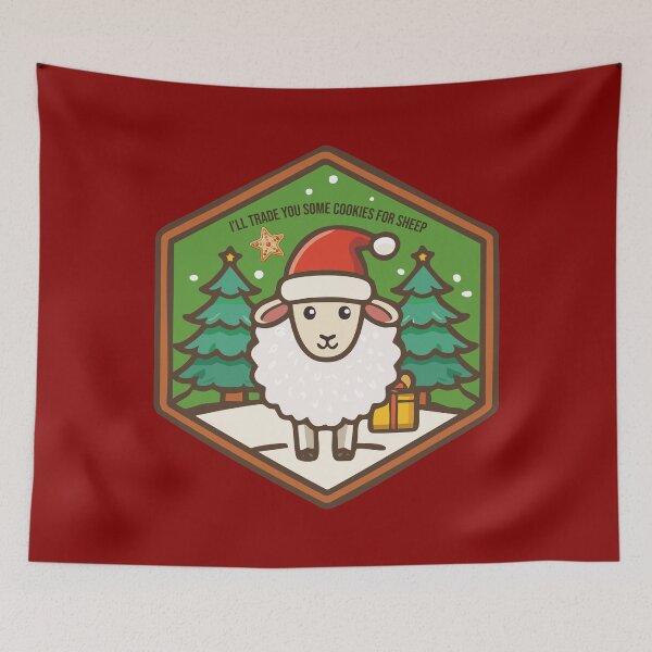 Item preview, Festive Sheep from a Strategy Island designed and sold by RitaStudio.