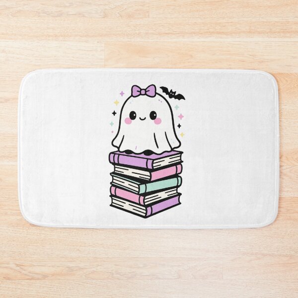 Item preview, Pastel ghost with books designed and sold by The Cozy Cauldron.