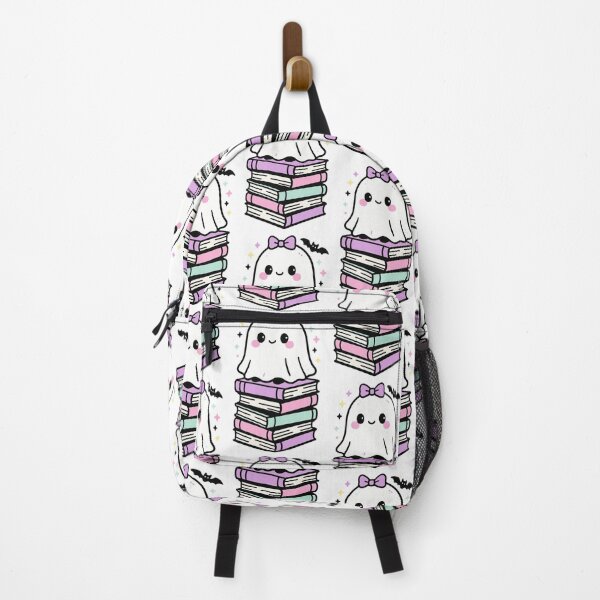 Item preview, Pastel ghost with books designed and sold by The Cozy Cauldron.